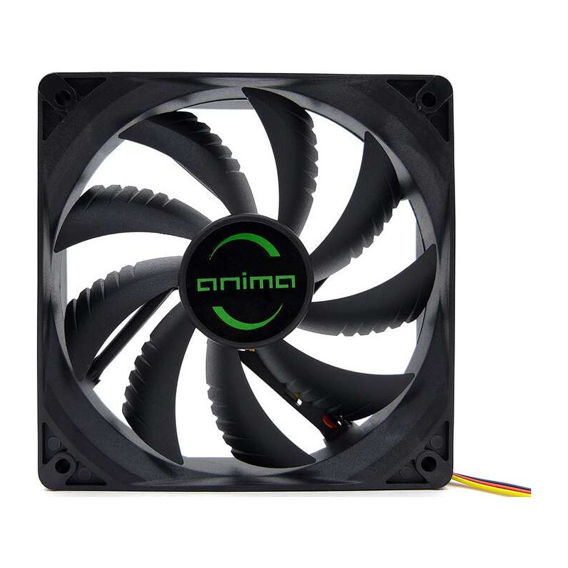 Tacens Anima AF12 120mm Fan - Black Housing and Blades - Speed. Max. 1200rpm